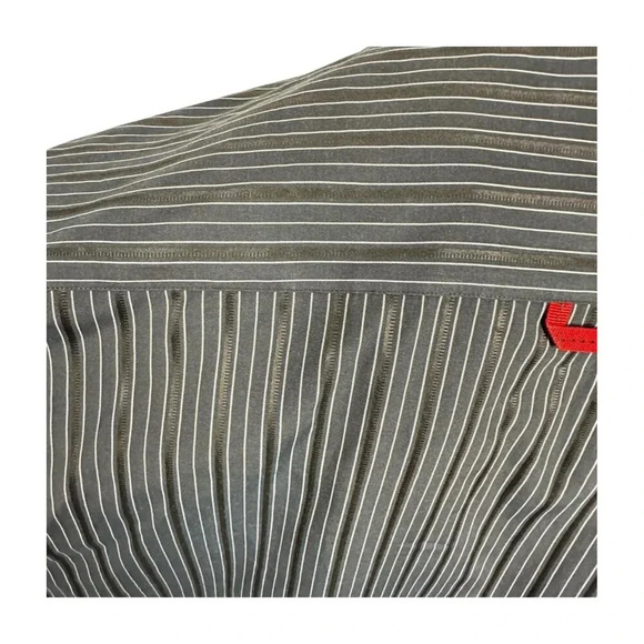 NXT Black Gray Stripe Shirt Size 3X  TALL LS Big Man - Picture 6 of 9